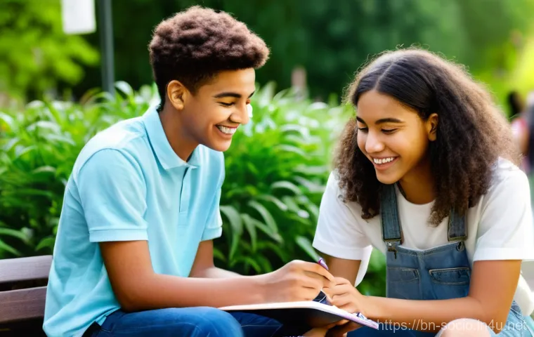 정체성 이론과 사회화 과정 - **Prompt:** A heartwarming scene of a young child, approximately 6 years old, wearing a simple, comf...