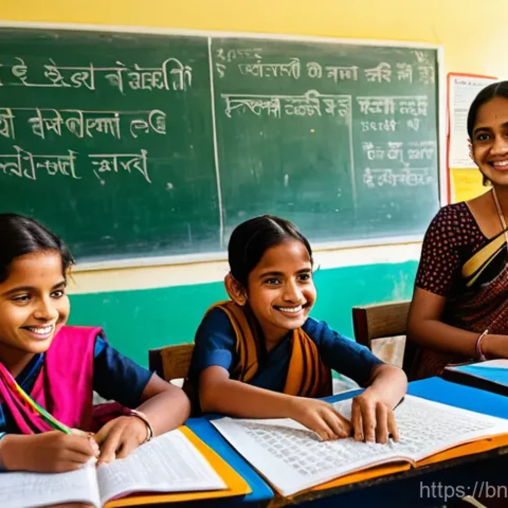 사회적 이동성과 교육격차 - **Prompt 1: Empowered Learning in a Community Setting**
    A vibrant and joyful scene set in a sunl...